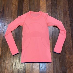 lululemon Run Swiftly Tech Long Sleeve Shirt Sz 4
